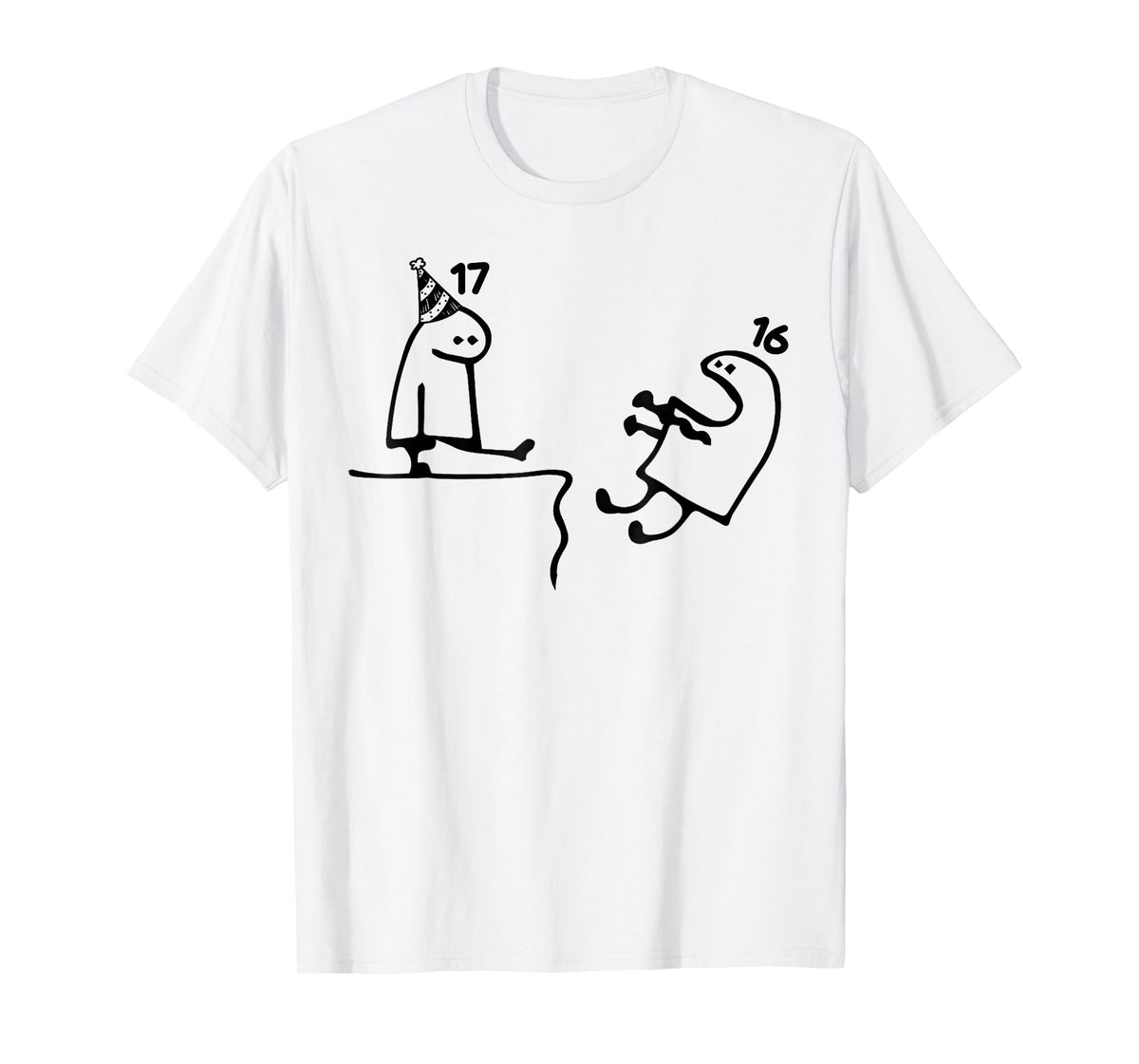 17th Birthday Party Funny Tees 17 Years Old Birthday Teens T-Shirt