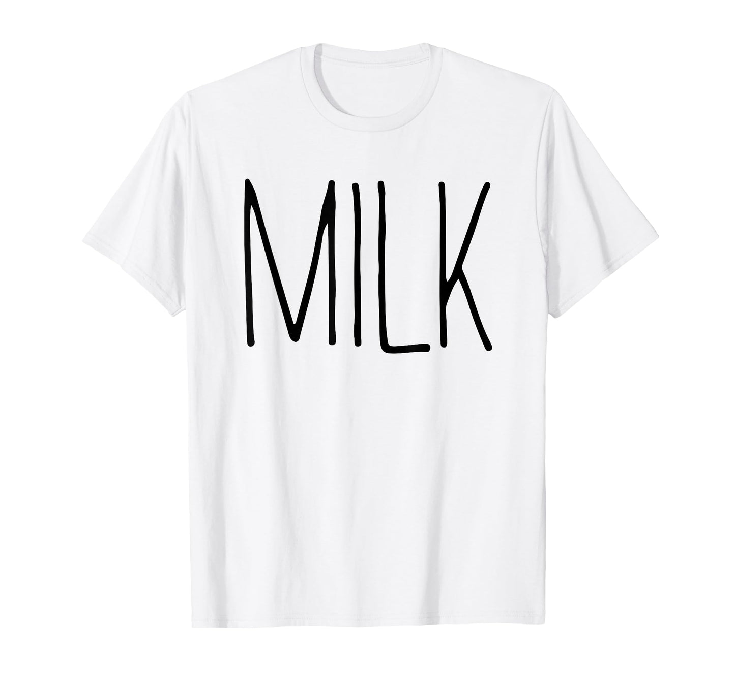 Milk Shirt Adult Kids Men Women Milk Costume T-Shirt