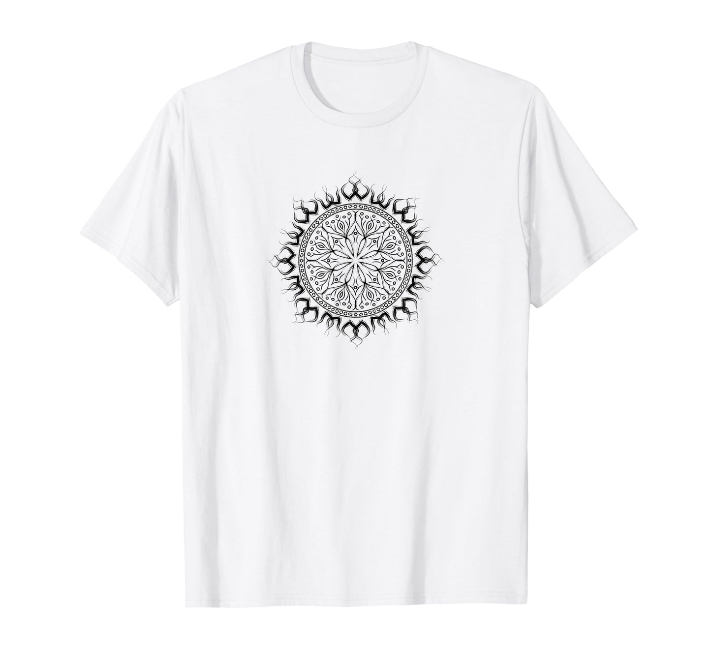Mandala and Geometric Inspired Pattern T-Shirt