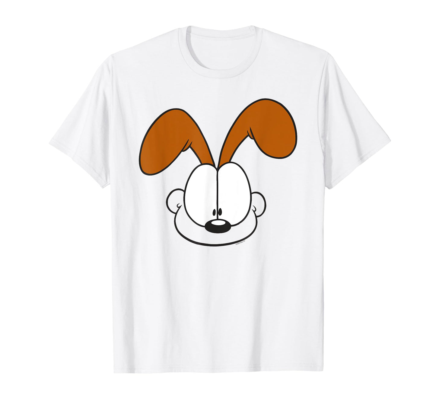 Garfield Odie Big Face Casual Costume Cute Cartoon T-Shirt