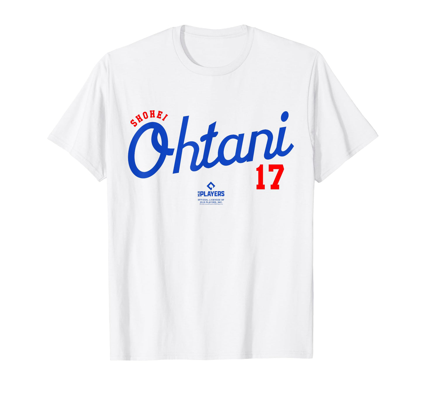 Shohei Ohtani #17 Blue And Red LA Vintage MLB Players T-Shirt