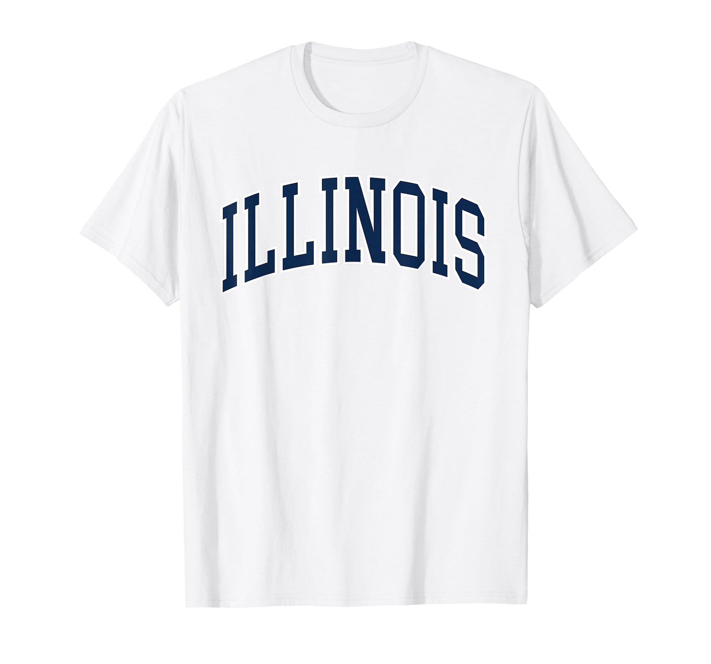 Retro Illinois Tee Vintage Illinois Orange Blue Throwback IL T-Shirt