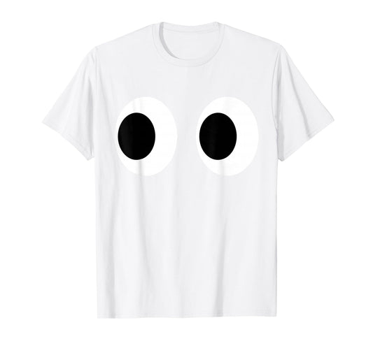 DIY Arcade Game Ghost Eyes Halloween Group Costume T-Shirt