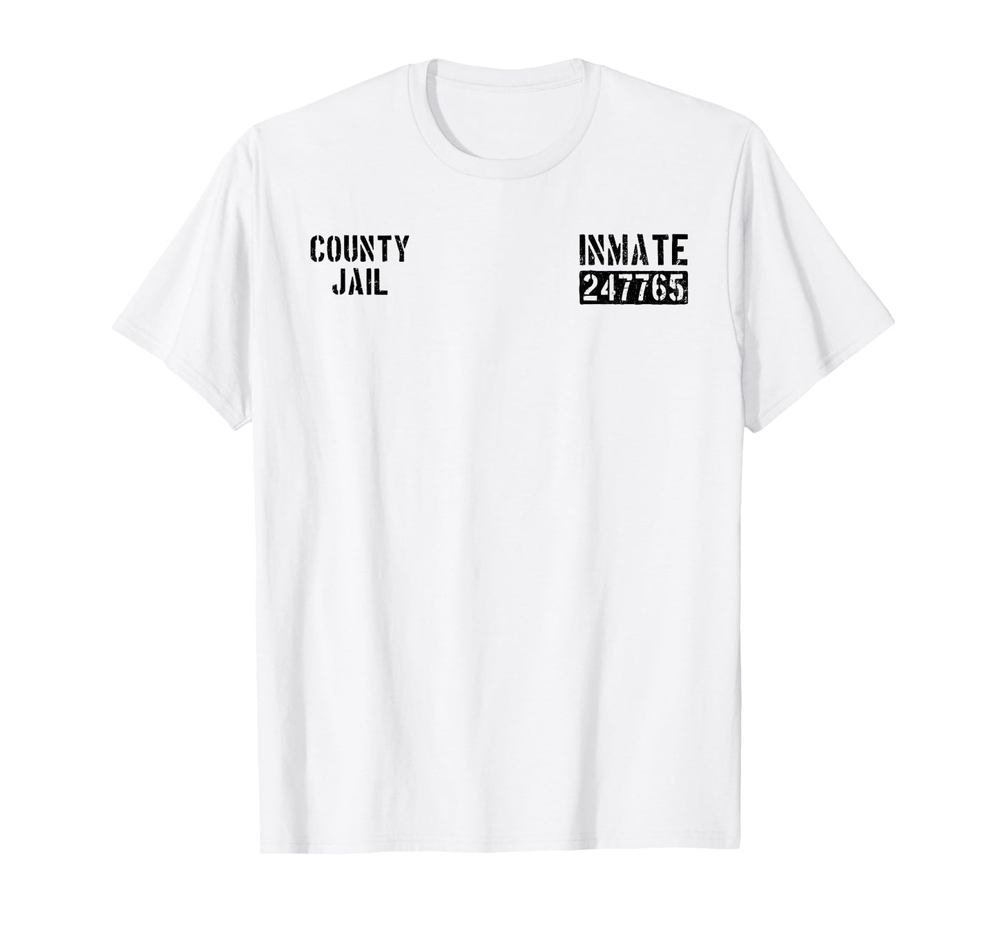 Inmate Of The Month Prisoner Costume Inmate County Jail T-Shirt