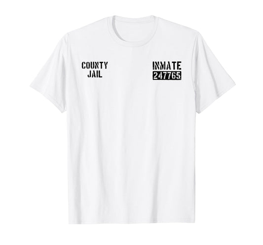 Inmate Of The Month Prisoner Costume Inmate County Jail T-Shirt