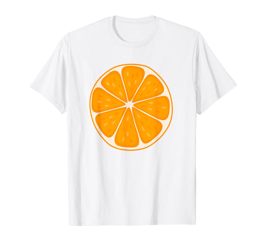 Funny Kids Orange Fruit Halloween Costume Matching Group T-Shirt