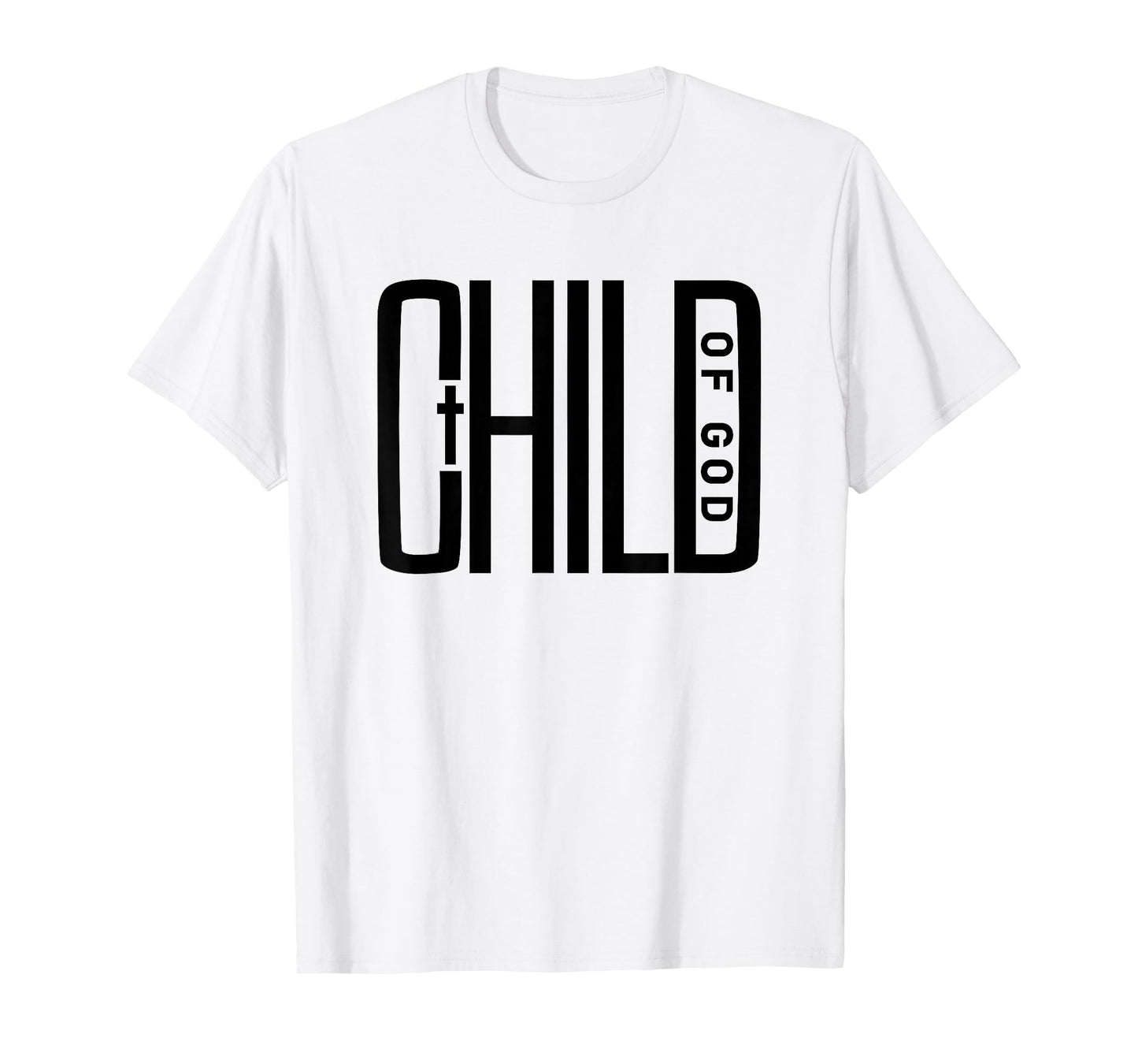Child of God - Inspirational Christian Faith, Cross Graphic T-Shirt