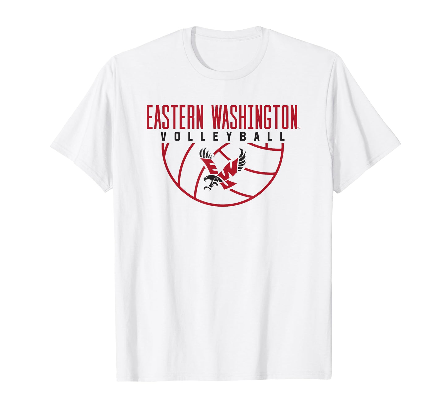 Eastern Washington University EWU Eagles Volleyball Arch T-Shirt