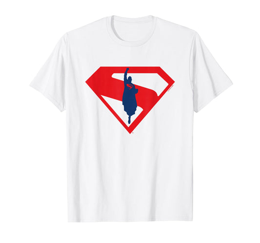 Superman (2025) S-Shield Superman Silhouette Logo T-Shirt