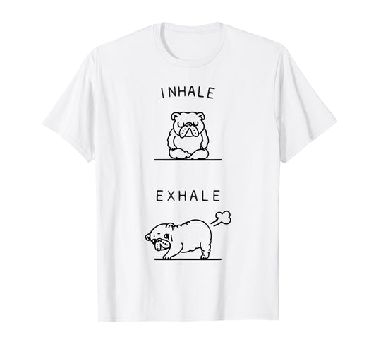 Inhale Exhale English Bulldog T-Shirt