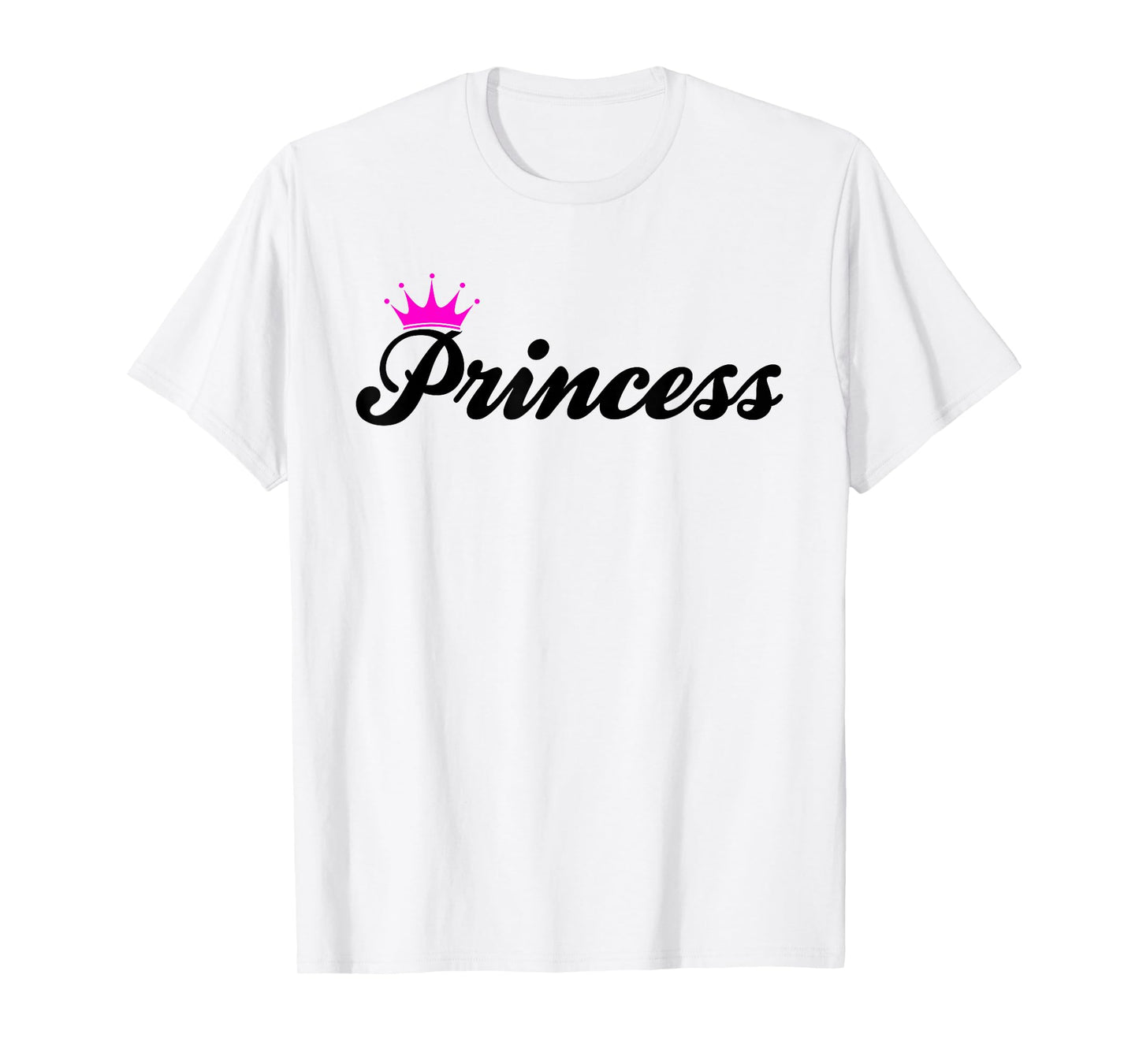 Princess Pink Crown Funny Princess gift matching Family Love T-Shirt