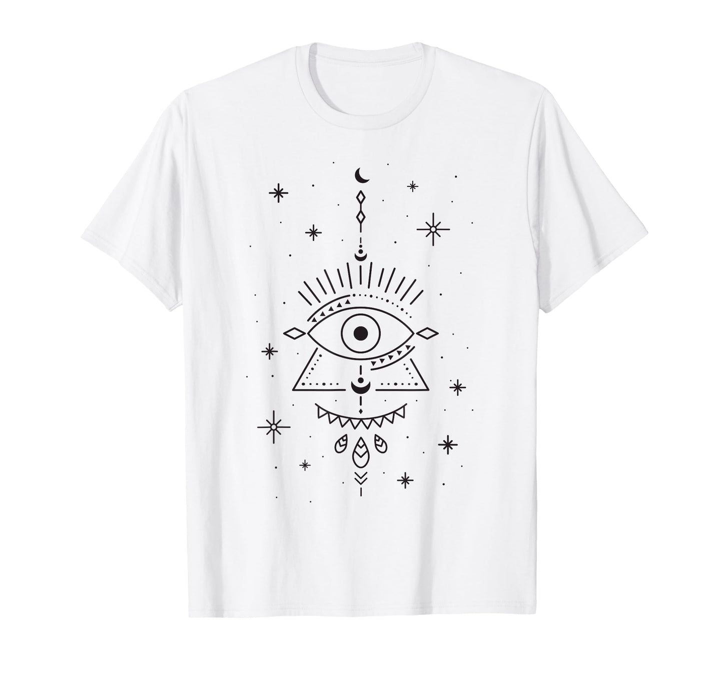Seeing Eyes Yoga Evil Eye Yoga Evil Eye Curse Protection T-Shirt