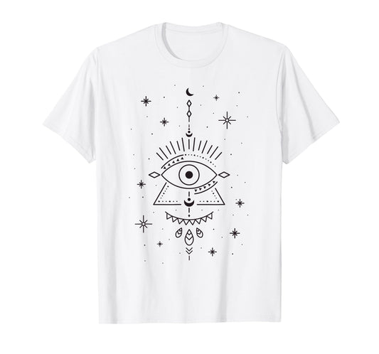 Seeing Eyes Yoga Evil Eye Yoga Evil Eye Curse Protection T-Shirt