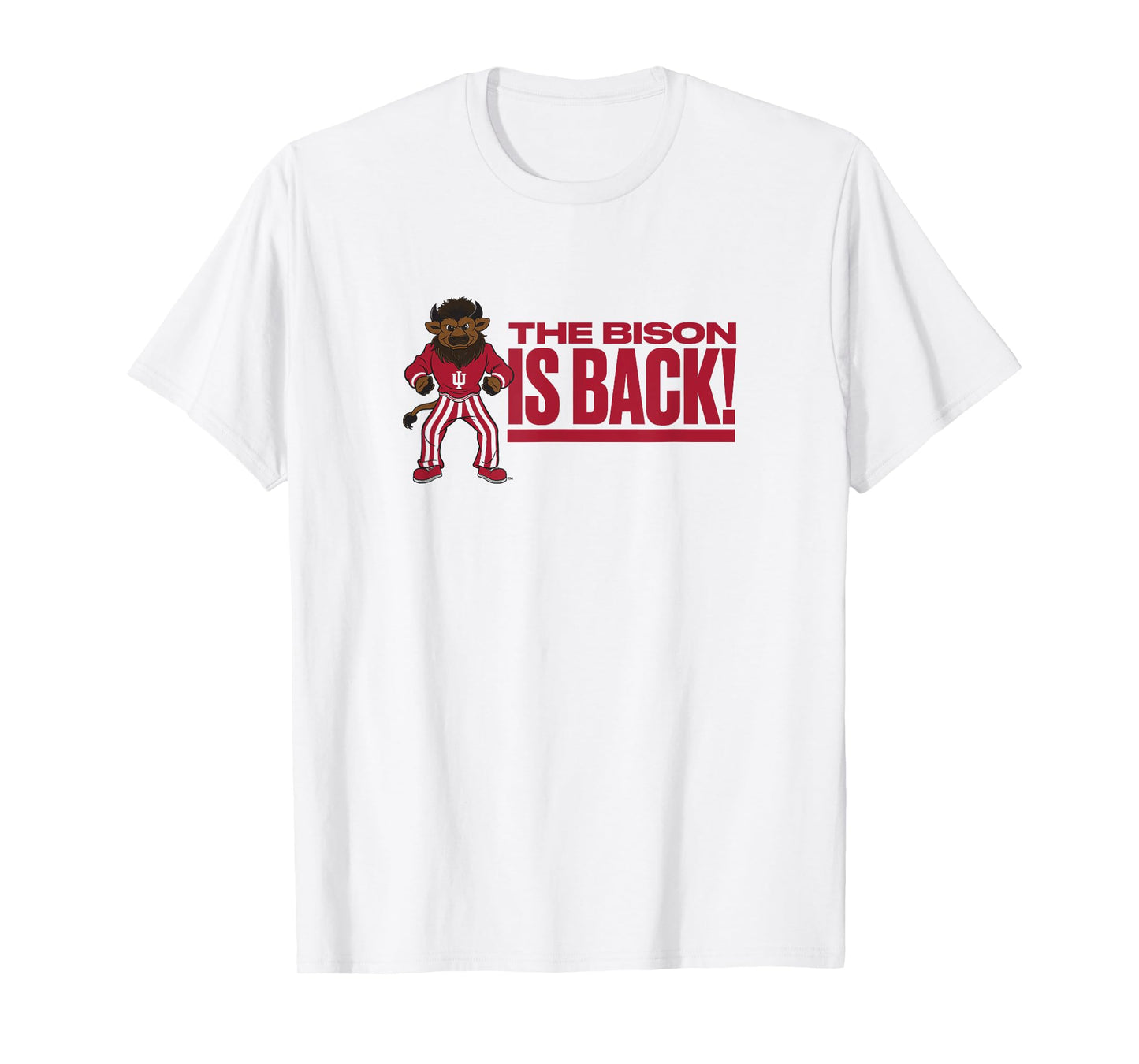 Hoosier The Bison is Back - Indiana Hoosiers T-Shirt