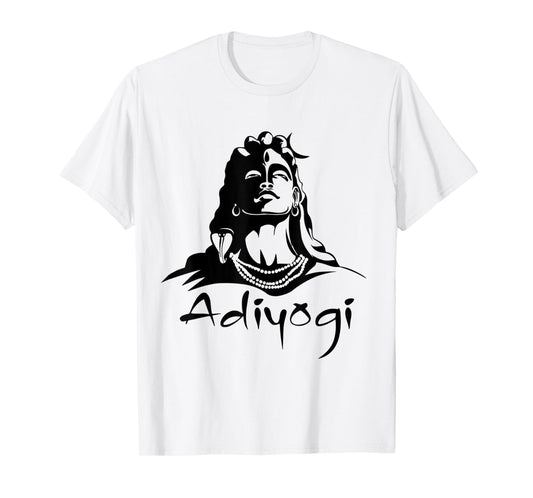 Shiva Adiyogi Meditation Design T-Shirt