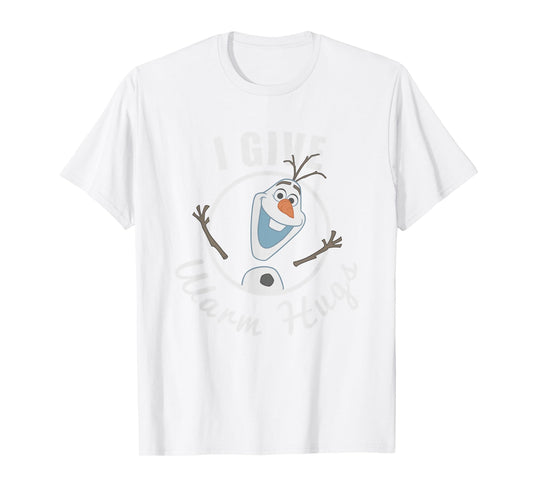 Disney Frozen I Give Warm Hugs Olaf Portrait Vintage T-Shirt