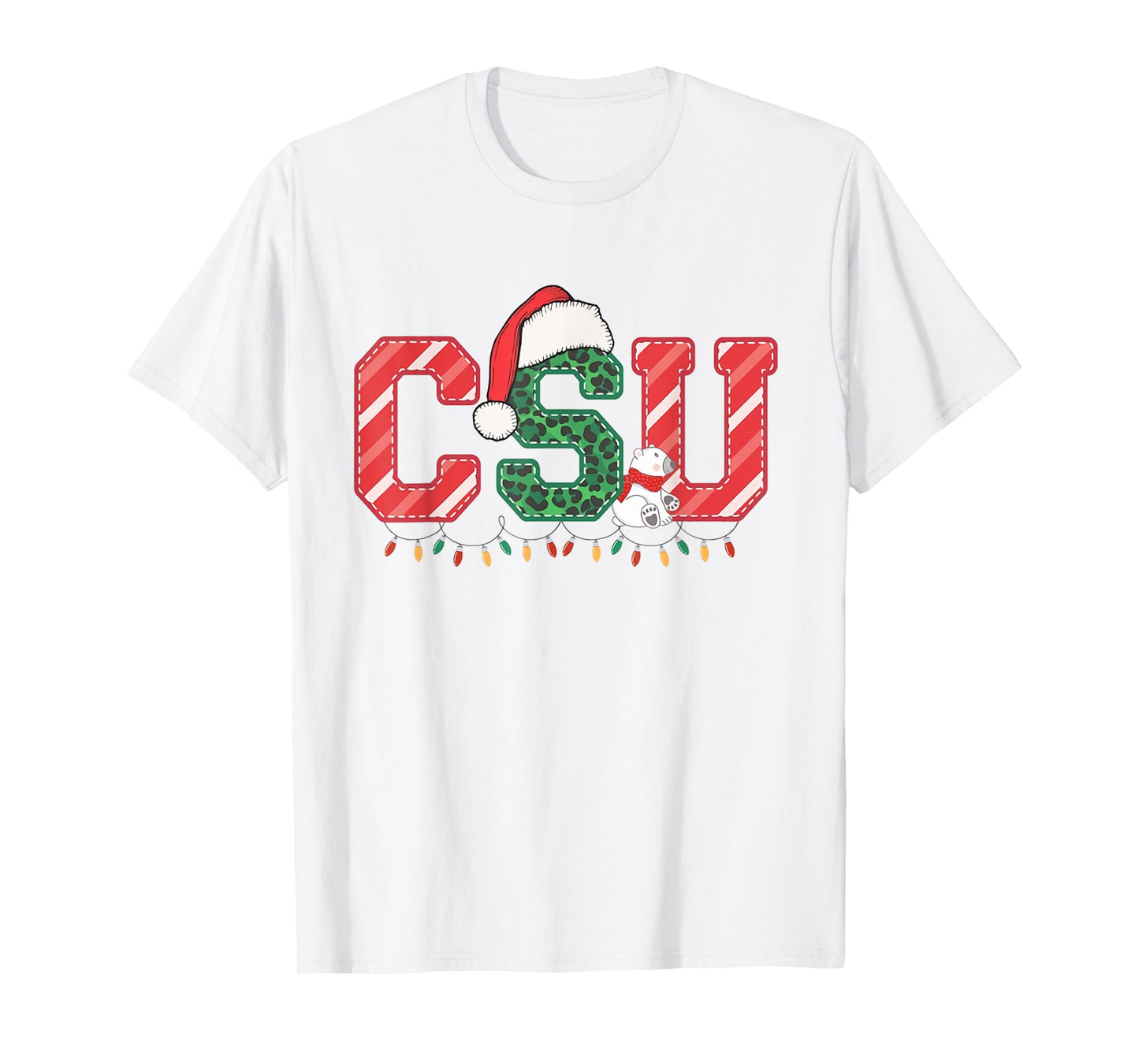 CSU Nurse Christmas Cardiac Service Unit Nurse RN CVICU T-Shirt