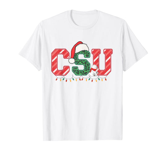 CSU Nurse Christmas Cardiac Service Unit Nurse RN CVICU T-Shirt