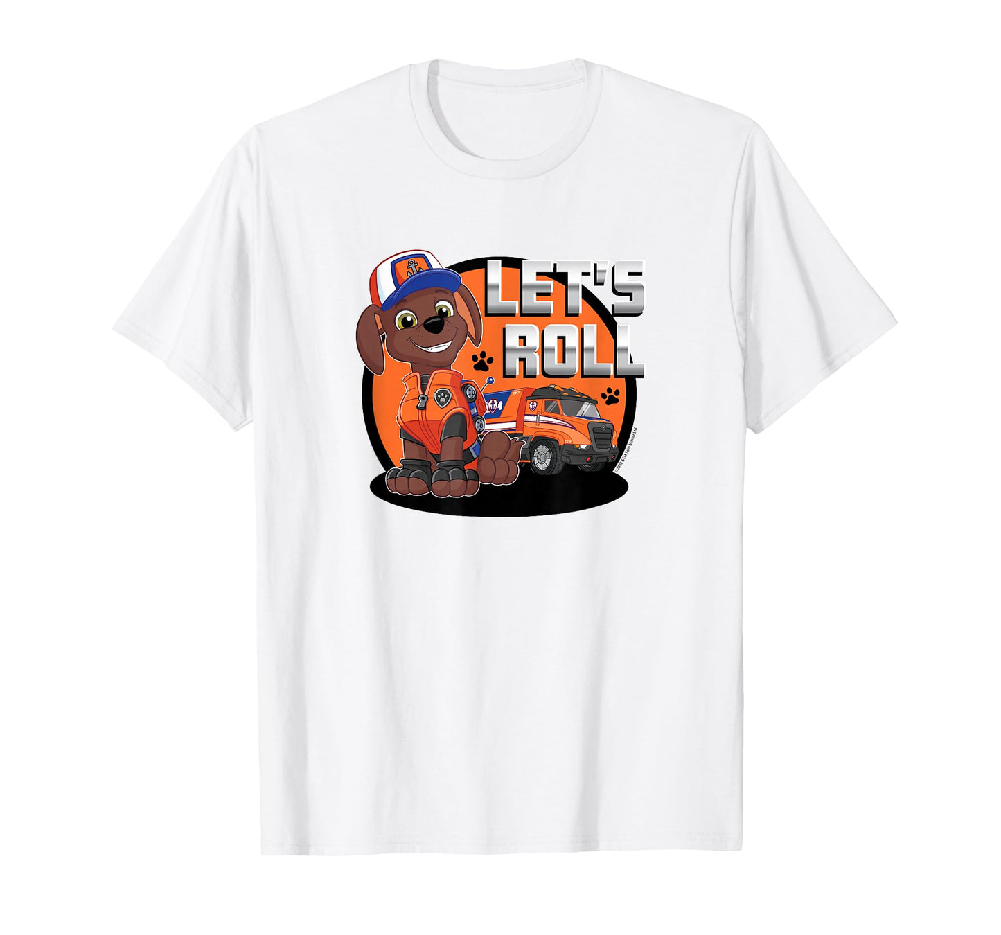 Paw Patrol - Truck Pups Let's Roll Zuma T-Shirt