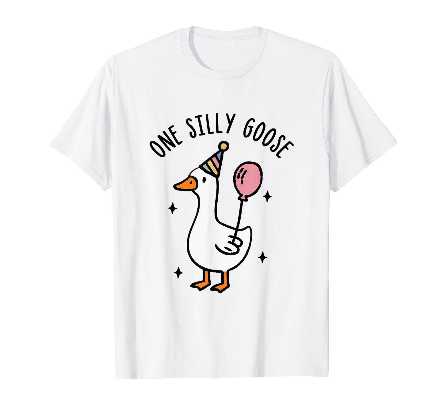 One Silly Goose Funny 1st First Birthday T-Shirt