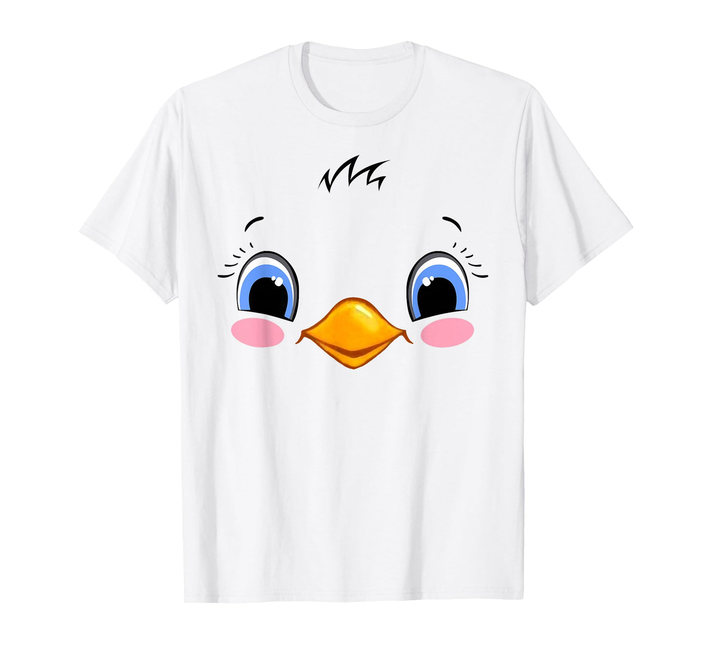 Chicken Costume Cute Rubber Chicken Face Halloween Men Women T-Shirt