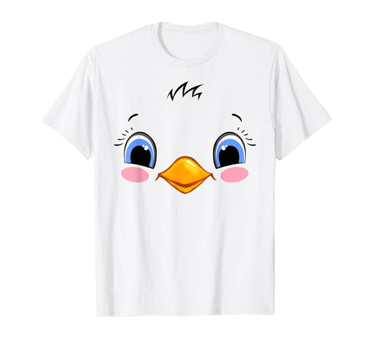 Chicken Costume Cute Rubber Chicken Face Halloween Men Women T-Shirt