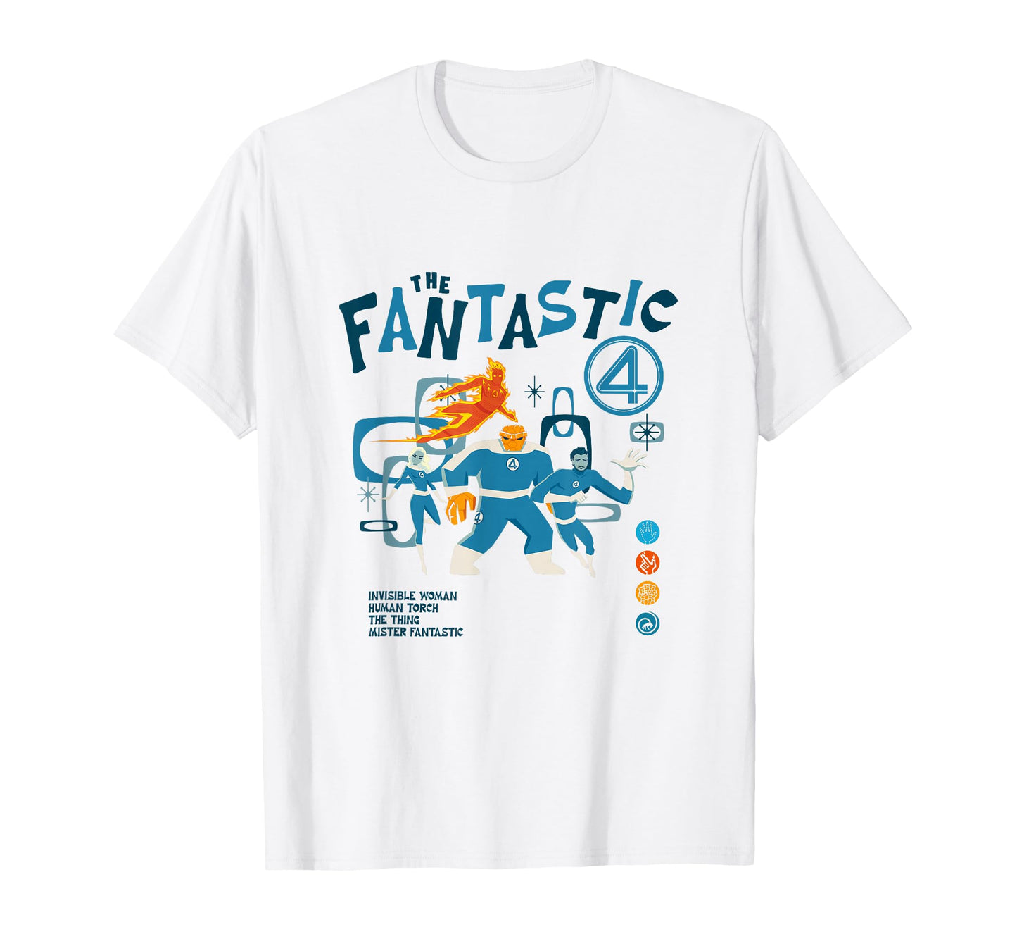 Marvel The Fantastic Four: First Steps Vintage Super Heroes T-Shirt