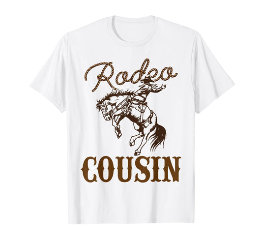 Cousin Birthday Cowboy Cowgirl Western Rodeo Cuz Bday Party T-Shirt