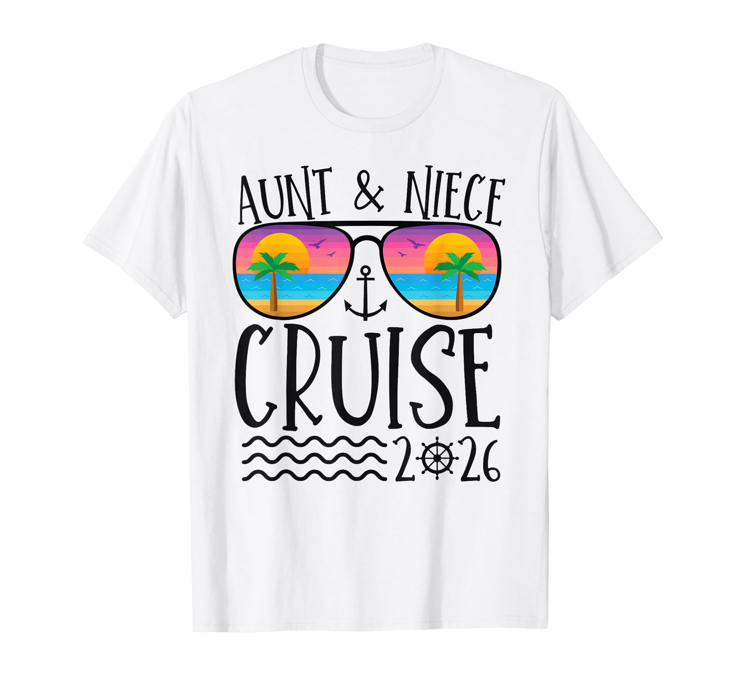 Aunt Niece Cruise Trip 2026 Summer Vacation Matching Family T-Shirt