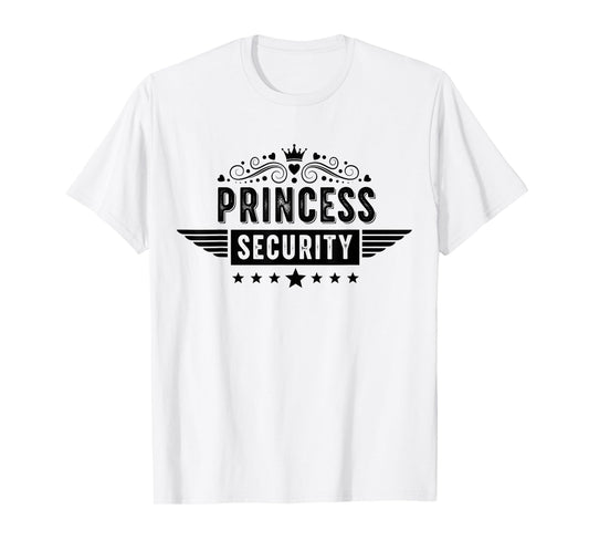 Princess Security Protection Castle Royal Birthday Girls T-Shirt
