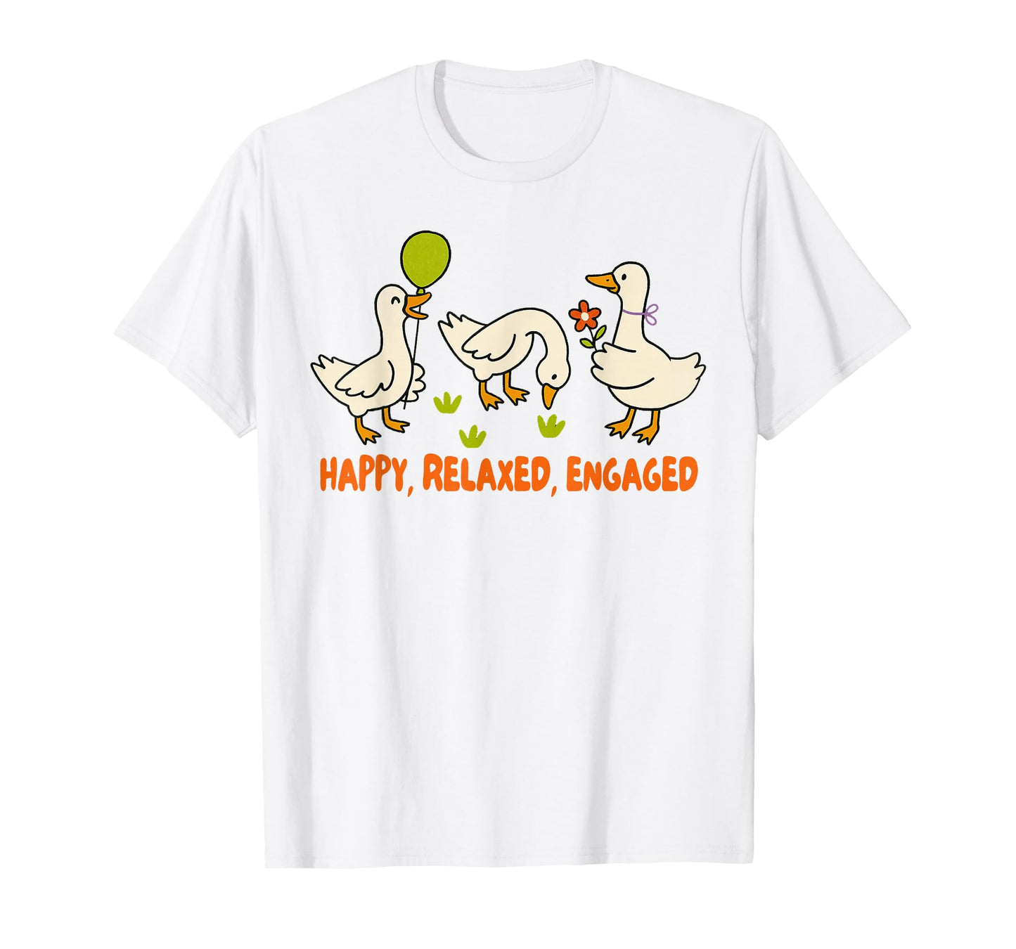 ABA Squad Behavior Analyst Silly Goose Happy Relaxed Engaged T-Shirt