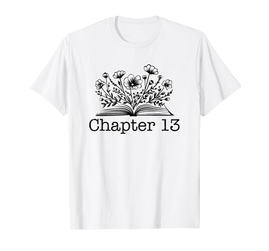 Cute 13th Birthday Chapter 13 Official Teenager Book Lover T-Shirt