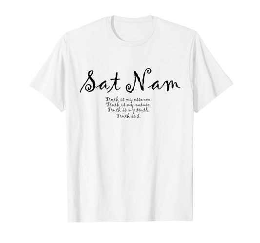Sat Nam Affirmations Meditation Kundalini Yoga T-Shirt