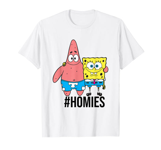 SpongeBob SquarePants #Homies Patrick & SpongeBob Shot T-Shirt