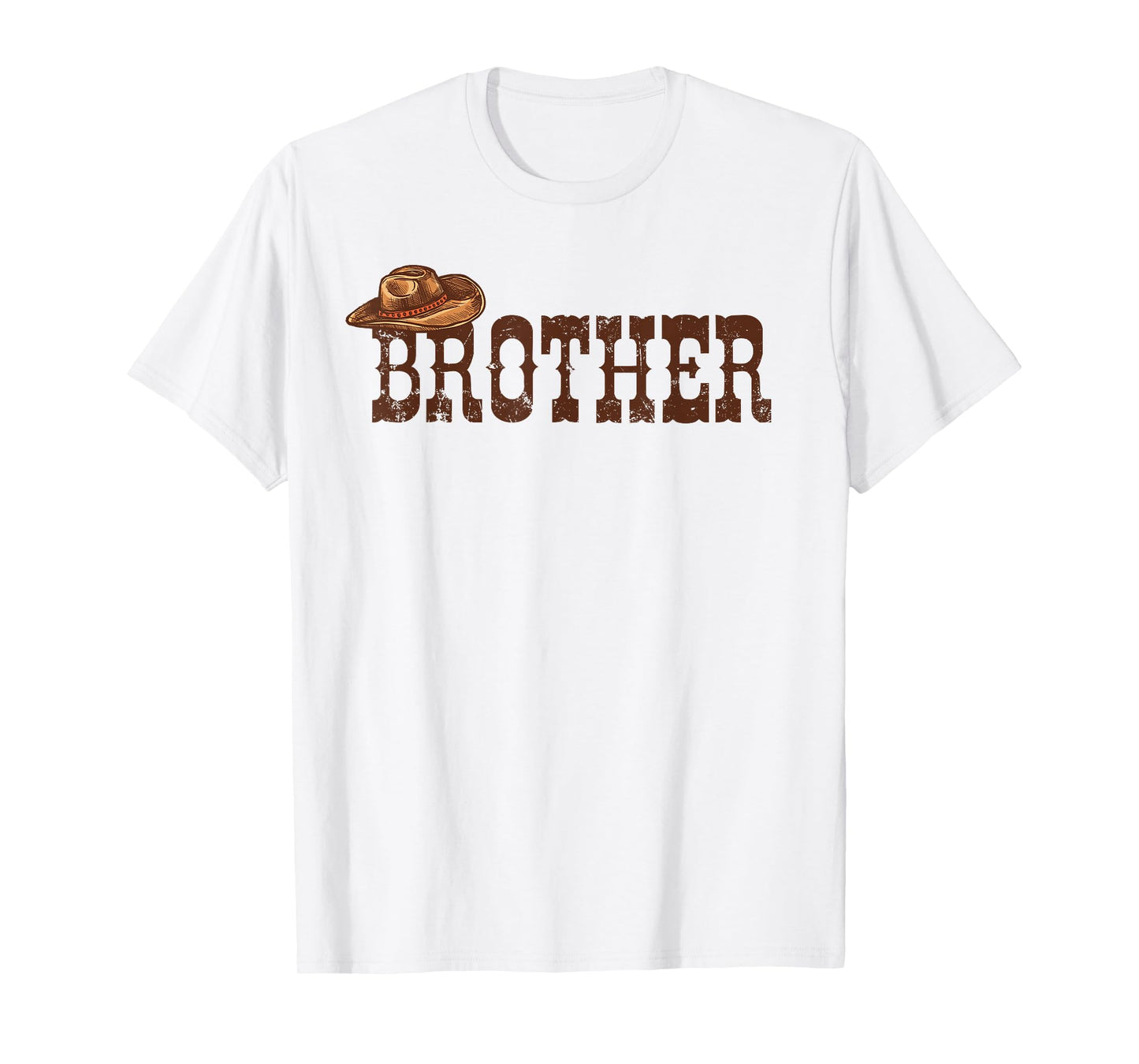 Brother Western Family Matching Birthday Cowboy Cowgirl T-Shirt