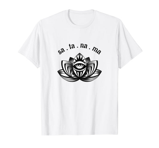 Kundalini Yoga Lotus Flower Pose Kirtan Kriya Mantra Tshirt T-Shirt