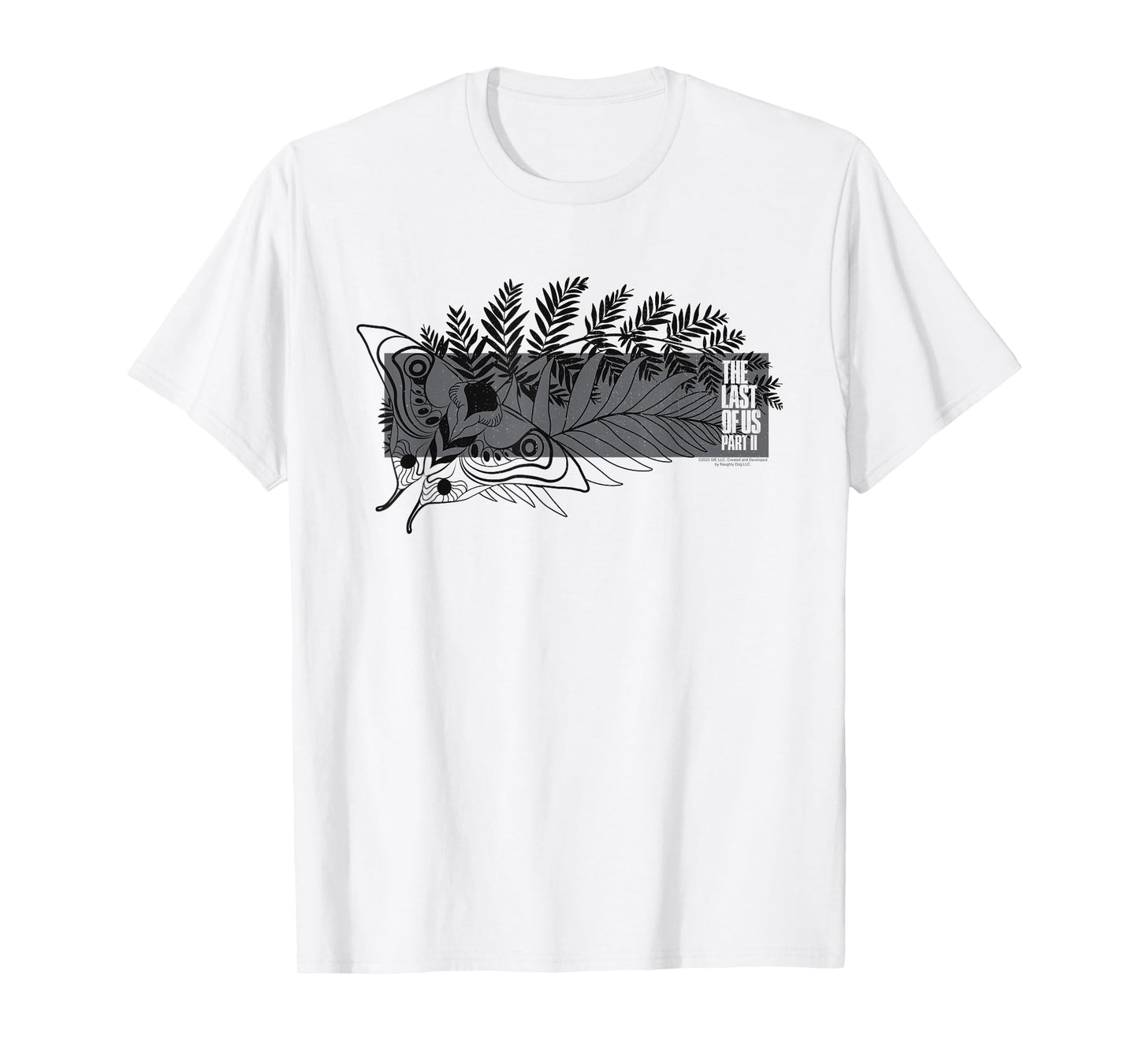 The Last of Us Moth and Leaves Video Game T-Shirt