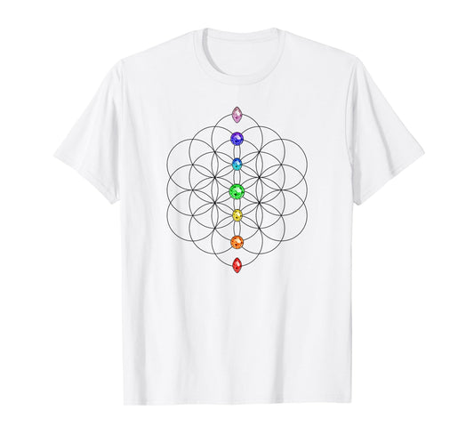 Flower of Life, Chakra, Sacred Geometrie, Yoga, Symbol T-Shirt