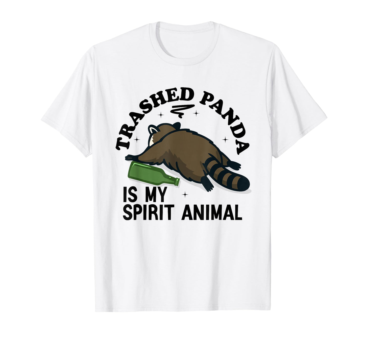 Trashed Panda is My Spirit Animal Funny Trash Racoon Meme T-Shirt