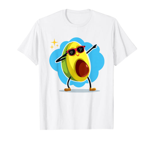 Cute Dabbing Avocado Shirt Funny Avocado Costume Kids T-Shirt