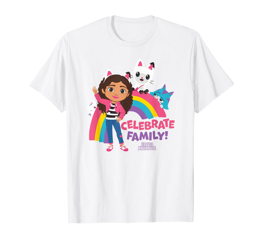 DreamWorks Gabby's Dollhouse Celebrate Family T-Shirt