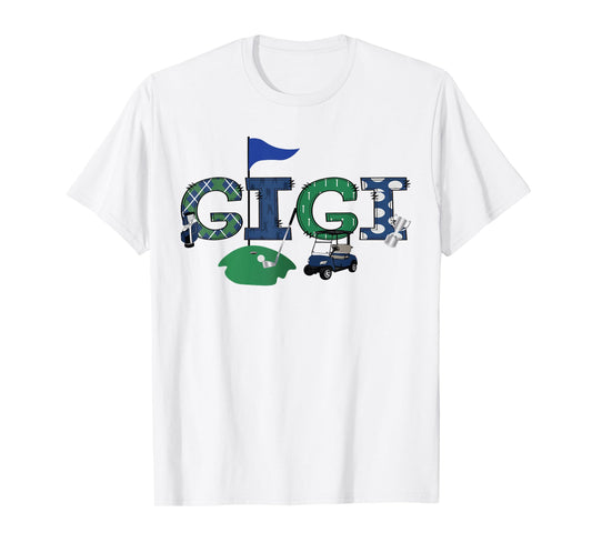 Golf Gigi Hole In One Golf First Birthday Party T-Shirt