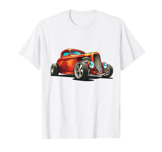 Classic Hotrod Retro Car Illustration Hotrod T-Shirt