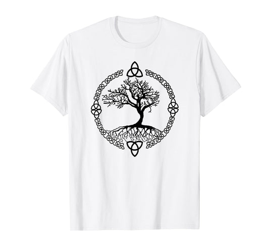 Tree of Life Yggdrasill Celtic Knot Shirt Dark Graphic T-Shirt