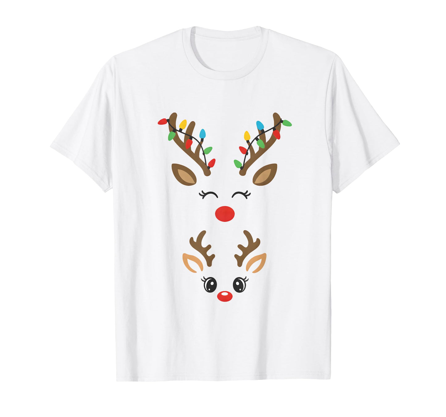 Funny Christmas Pregnancy Reindeer Pregnancy Announcement T-Shirt