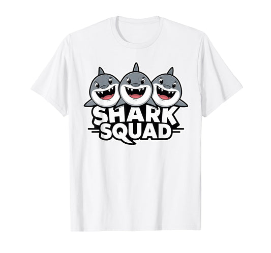 Shark Squad TShirt for Shark Lover Shirt | Cool Shark T-Shirt
