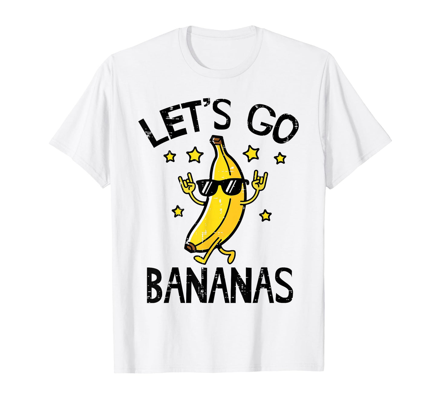Let's Go Banana Funny Men Women Kids Boys Girls Youth Teen T-Shirt