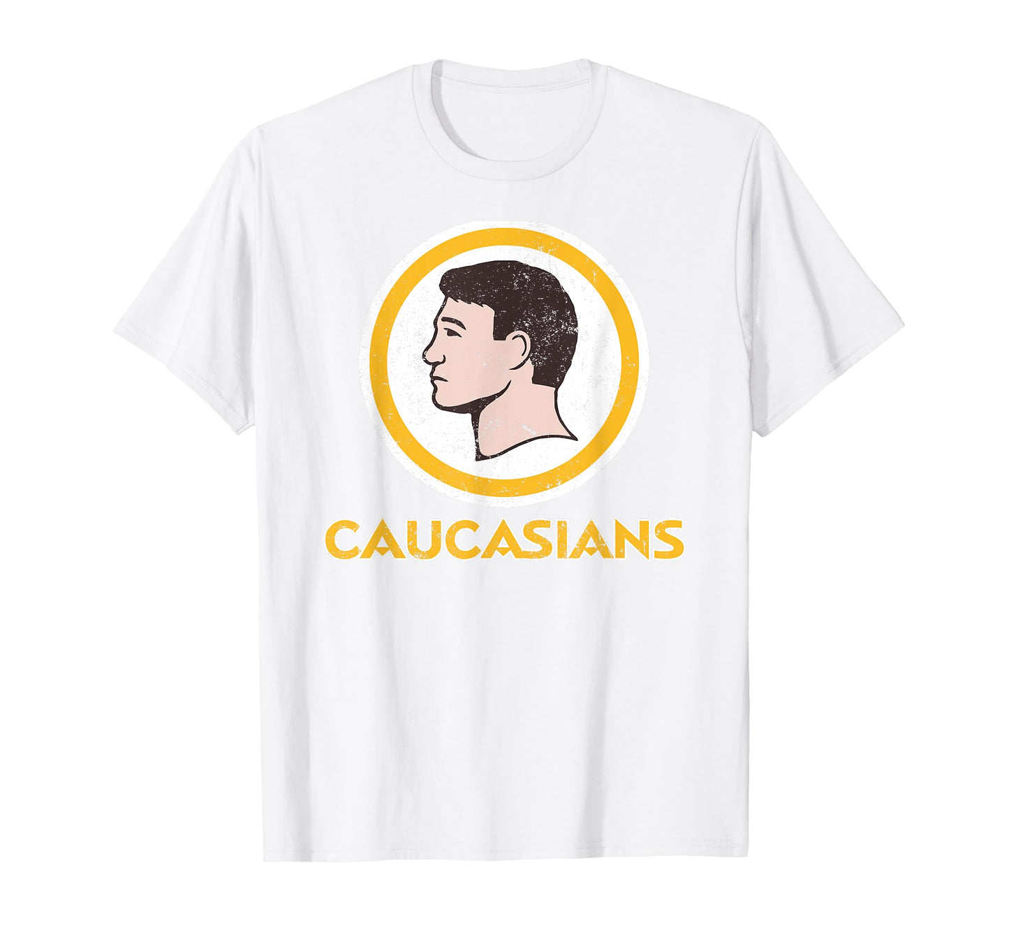 Caucasians Funny Vintage Caucasians Pride T-Shirt