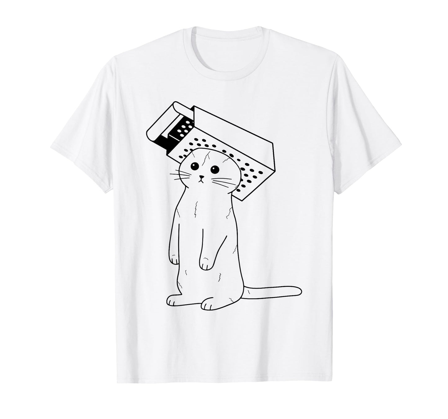 Cheese Grater Cat Humor and Love for Cats T-Shirt