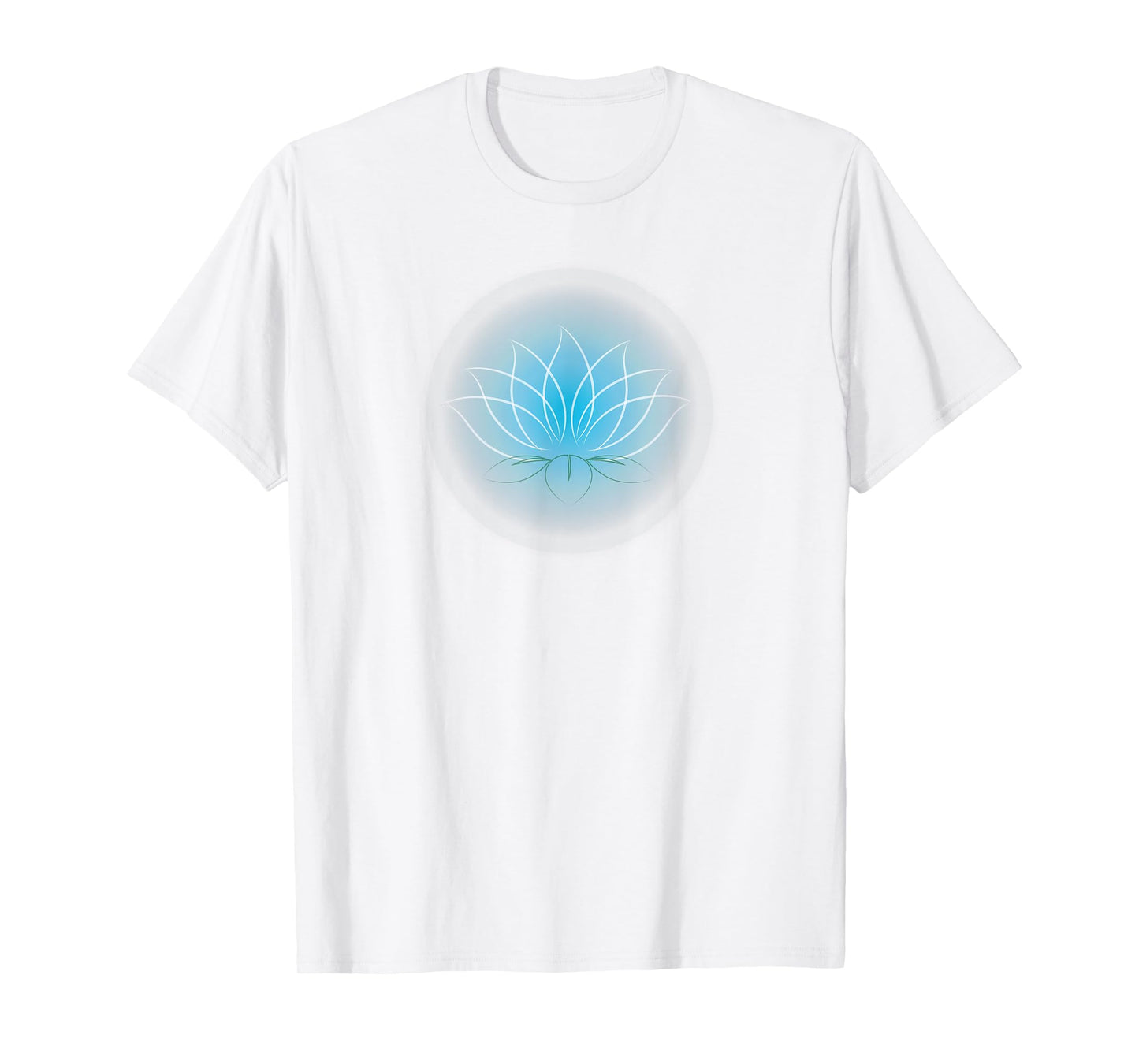 Lotus Flower Sky Blue T-shirt